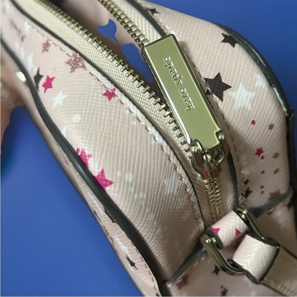 Kate Spade Staci Celestial Twinkle Star Camera Bag Crossbody Pink K4729 EUC - Picture 5 of 8